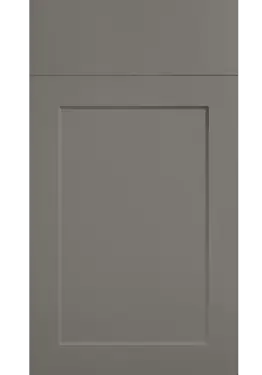 Click Here To Enlarge This Photo Of Bella Supermatt Taupe : Style : Richmond. MDF Vinyl Wrapped Door/Drawer