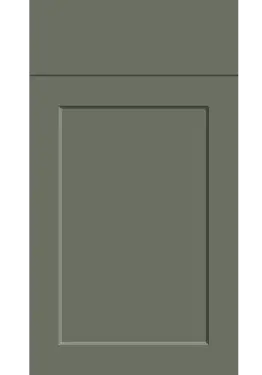 Click Here To Enlarge This Photo Of Bella Supermatt Smoke Green : Style : Richmond. MDF Vinyl Wrapped Door/Drawer
