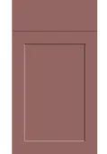 Bella Supermatt Rusty Red : Style : Richmond. MDF Vinyl Wrapped Door/Drawer