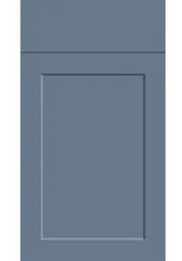 Click Here To Enlarge This Photo Of Bella Supermatt Misty Blue : Style : Richmond. MDF Vinyl Wrapped Door/Drawer