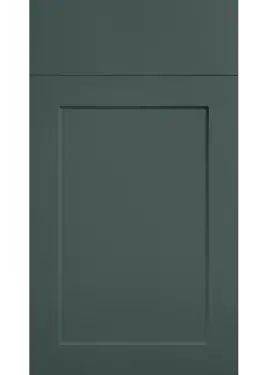 Click Here To Enlarge This Photo Of Bella Supermatt Kombu Green : Style : Richmond. MDF Vinyl Wrapped Door/Drawer