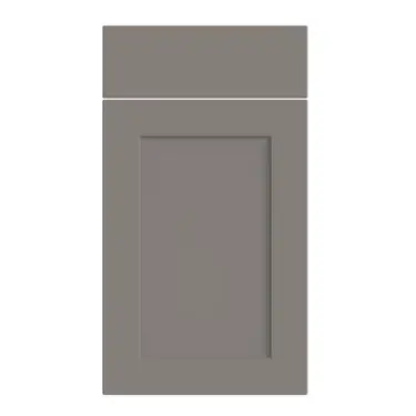 Click Here To Enlarge This Photo Of Bella Supermatt Dust Grey : Style : Richmond. MDF Vinyl Wrapped Door/Drawer