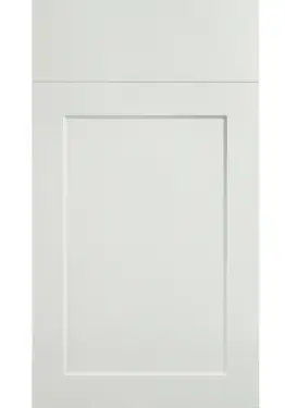 Click Here To Enlarge This Photo Of Bella Satin White : Style : Richmond. MDF Vinyl Wrapped Door/Drawer