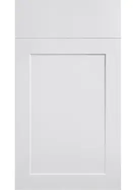 Click Here To Enlarge This Photo Of Bella Porcelain White : Style : Richmond. MDF Vinyl Wrapped Door/Drawer
