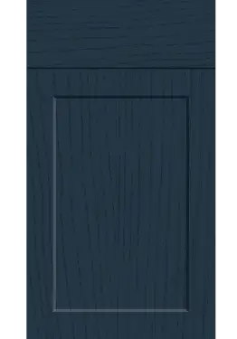 Click Here To Enlarge This Photo Of Bella Paintflow Matt Indigo Blue : Style : Richmond. MDF Vinyl Wrapped Door/Drawer
