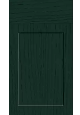 Click Here To Enlarge This Photo Of Bella Paintflow Matt Fir Green : Style : Richmond. MDF Vinyl Wrapped Door/Drawer