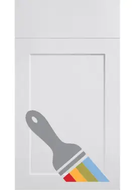 Click Here To Enlarge This Photo Of Bella Paintable : Style : Richmond. MDF Vinyl Wrapped Door/Drawer