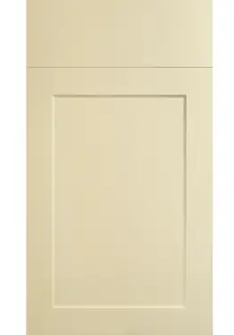 Click Here To Enlarge This Photo Of Bella High Gloss Cream : Style : Richmond. MDF Vinyl Wrapped Door/Drawer
