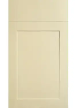 Click Here To Enlarge This Photo Of Bella High Gloss Cream : Style : Richmond. MDF Vinyl Wrapped Door/Drawer