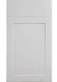 Bella High Gloss Light Grey : Style : Richmond. MDF Vinyl Wrapped Door/Drawer