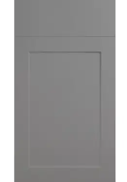 Click Here To Enlarge This Photo Of Bella High Gloss Dust Grey : Style : Richmond. MDF Vinyl Wrapped Door/Drawer