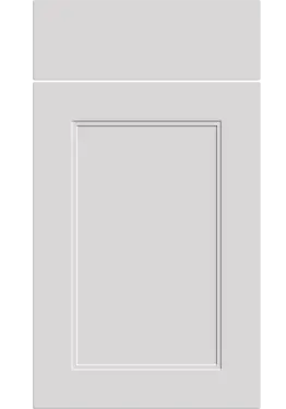 Click Here To Enlarge This Photo Of Bella Supermatt Dove Grey : Style : Rowen. MDF Vinyl Wrapped Door/Drawer