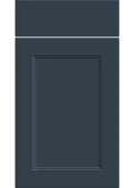 Bella Supermatt Indigo Blue : Style : Rowen. MDF Vinyl Wrapped Door/Drawer