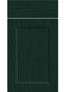 Click Here To Enlarge This Photo Of Bella Paintflow Matt Fir Green : Style : Rowen. MDF Vinyl Wrapped Door/Drawer