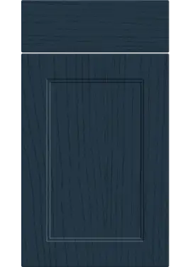 Click Here To Enlarge This Photo Of Bella Paintflow Matt Indigo Blue : Style : Rowen. MDF Vinyl Wrapped Door/Drawer