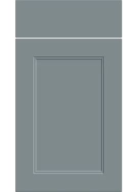 Click Here To Enlarge This Photo Of Bella Supermatt Mood Grey : Style : Rowen. MDF Vinyl Wrapped Door/Drawer