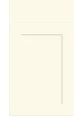 Bella Antique White : Style : Rowen. MDF Vinyl Wrapped Door/Drawer