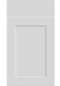 Bella Porcelain White : Style : Rowen. MDF Vinyl Wrapped Door/Drawer