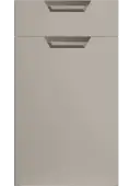 Bella Supermatt Pebble : Style : Segreto. MDF Vinyl Wrapped Door/Drawer