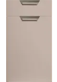 Bella Supermatt Cashmere : Style : Segreto. MDF Vinyl Wrapped Door/Drawer