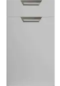 Bella Matt Dove Grey : Style : Segreto. MDF Vinyl Wrapped Door/Drawer
