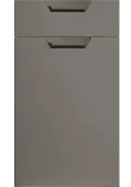 Bella Supermatt Taupe : Style : Segreto. MDF Vinyl Wrapped Door/Drawer