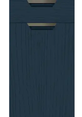 Click Here To Enlarge This Photo Of Bella Paintflow Matt Indigo Blue : Style : Segreto. MDF Vinyl Wrapped Door/Drawer