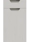 Bella Paintflow Matt Light Grey : Style : Segreto. MDF Vinyl Wrapped Door/Drawer