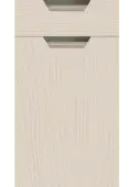 Bella Paintflow Taupe Grey : Style : Segreto. MDF Vinyl Wrapped Door/Drawer