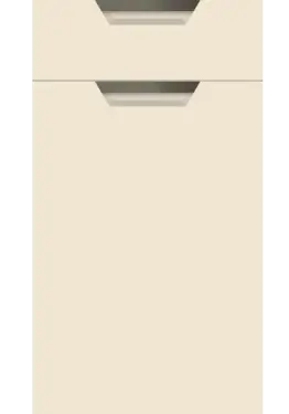 Click Here To Enlarge This Photo Of Bella Supermatt Carat Beige : Style : Segreto. MDF Vinyl Wrapped Door/Drawer