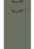 Bella Supermatt Smoke Green : Style : Segreto. MDF Vinyl Wrapped Door/Drawer