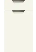 Bella Supermatt White Grey : Style : Segreto. MDF Vinyl Wrapped Door/Drawer