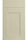 Bella Alabaster : Style : Shaker. MDF Vinyl Wrapped Door/Drawer