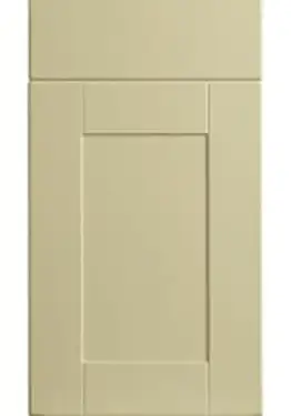 Click Here To Enlarge This Photo Of Bella Vanilla &colon; Style &colon; Shaker&period; MDF Vinyl Wrapped Door&sol;Drawer