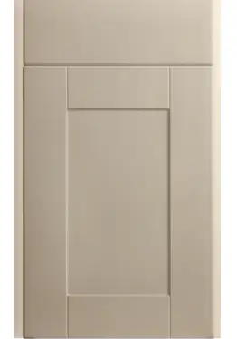 Click Here To Enlarge This Photo Of Bella Matt Mussel : Style : Shaker. MDF Vinyl Wrapped Door/Drawer