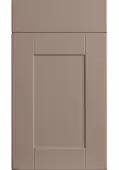 Bella Supermatt Cashmere : Style : Shaker. MDF Vinyl Wrapped Door/Drawer