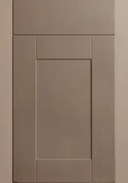 Click Here To Enlarge This Photo Of Bella Matt Stone Grey : Style : Shaker. MDF Vinyl Wrapped Door/Drawer