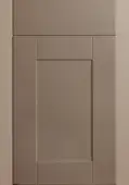 Bella Matt Stone Grey : Style : Shaker. MDF Vinyl Wrapped Door/Drawer