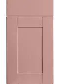 Bella Supermatt Blush Pink : Style : Shaker. MDF Vinyl Wrapped Door/Drawer