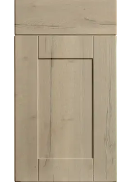 Click Here To Enlarge This Photo Of Bella Halifax Natural Oak : Style : Shaker. MDF Vinyl Wrapped Door/Drawer