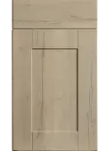 Bella Halifax Natural Oak : Style : Shaker. MDF Vinyl Wrapped Door/Drawer