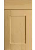 Bella Lissa Oak : Style : Shaker. MDF Vinyl Wrapped Door/Drawer