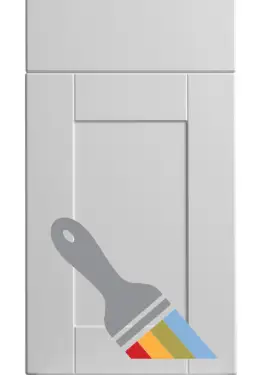 Click Here To Enlarge This Photo Of Bella Paintable : Style : Shaker. MDF Vinyl Wrapped Door/Drawer