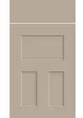 Bella Supermatt Cashmere : Style : Stratford. MDF Vinyl Wrapped Door/Drawer
