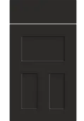 Bella Supermatt Graphite : Style : Stratford. MDF Vinyl Wrapped Door/Drawer