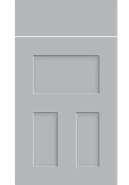 Click Here To Enlarge This Photo Of Bella Supermatt Dove Grey : Style : Stratford. MDF Vinyl Wrapped Door/Drawer