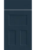 Bella Paintflow Matt Indigo Blue : Style : Stratford. MDF Vinyl Wrapped Door/Drawer