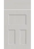 Bella Paintflow Matt Light Grey : Style : Stratford. MDF Vinyl Wrapped Door/Drawer
