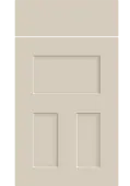 Bella Supermatt Taupe Grey : Style : Stratford. MDF Vinyl Wrapped Door/Drawer