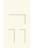 Bella Antique White : Style : Stratford. MDF Vinyl Wrapped Door/Drawer